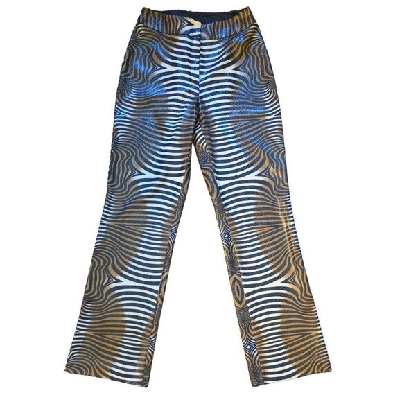 🔥 Viral & Rare Joseph Ribkoff Metallic Zebra Print Pants – Size 6 (US) 🔥 - Picture 2 of 8